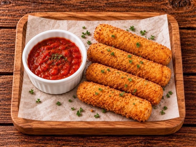 Mozzarella Sticks (4 PCS).